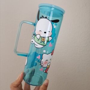 Hello Kitty And Friends Glass 20 Oz Tumbler Custom Uvdtf